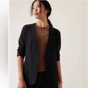 Athleta Avenue Blazer Black Size 2